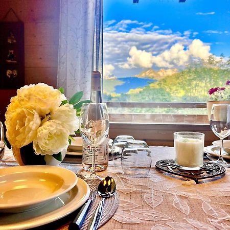 Charming Family Chalet For 8 People, With Private Hot Tub Les Clefs Экстерьер фото